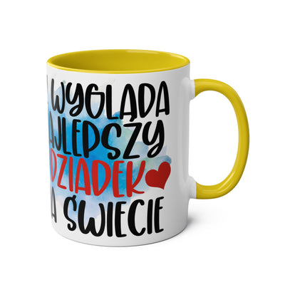 Najlepszy Dziadek Kubek Dwukolorowy