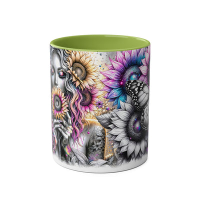 Be Happy Two-Tone Afirmation Mug