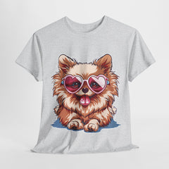 Słodki T-shirt dla psa, T-shirt dla psa, Słodki projekt psa pomeraniana