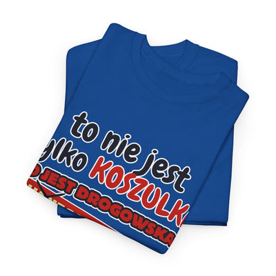 Unisex Zabawny T-Shirt Pijany Wędrowiec z własnym QR Code
