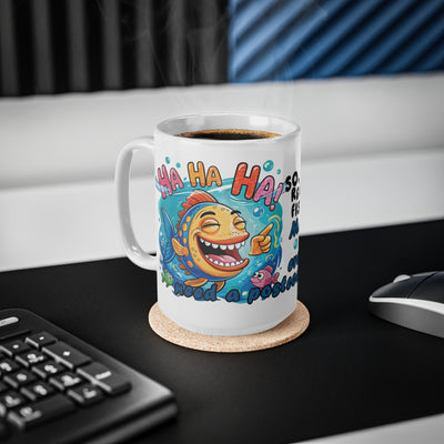 Funny Fishing Ceramic Coffee Mug – 11oz & 15oz