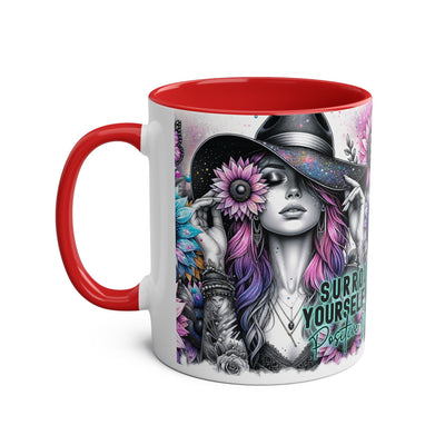 Surround Yourself - Two-Tone Afirmation Mugs
