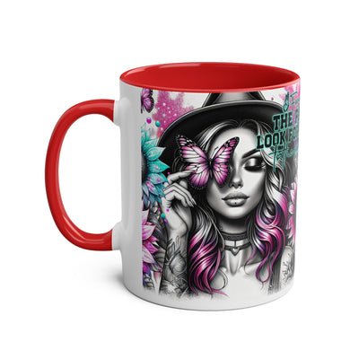 Forget The Past - Two-Tone Afirmation Mug