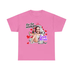 Team Bride Celebration Tee - Sip Sip Hooray!