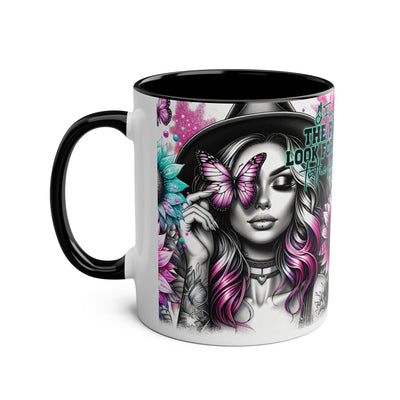 Forget The Past - Two-Tone Afirmation Mug