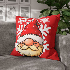 Funny Santa Pillow Covers Set of 2 – Double-Sided Christmas Cushion Cases with Cute & Cheeky Gnome Design | Festive Holiday Decor Gift