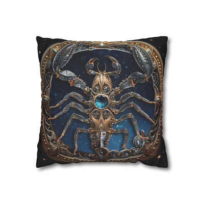 Astrological Zodiac Scorpio Poly Canvas Pillowcase - Celestial Home Decor
