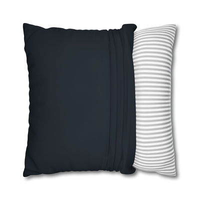 Astrology-Inspired Square Poly Canvas Pillowcase - Aquarius Zodiac Decor for Dreamy Spaces