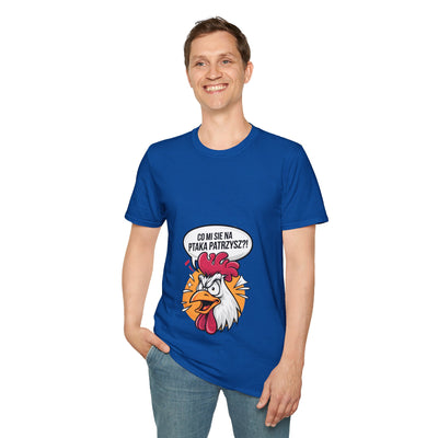 "Czego mi się na ptaka patrzysz" Koszulka, Funny T-Shirt