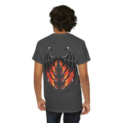 Flamed Demon Wings T-Shirt