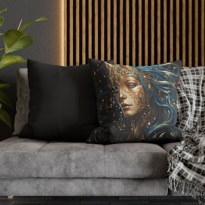 Artistic Sagittarius Zodiac Poly Canvas Pillowcase - Enchanted Home Decor