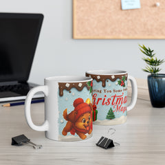 Christmas Dog Mug, Cute Holiday Coffee Cup, Pet Lover Gift, Festive Kitchen Decor, Seasonal Beverage Tumbler-Bundle
