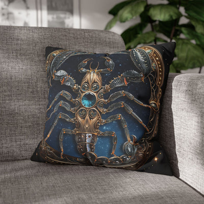 Astrological Zodiac Scorpio Poly Canvas Pillowcase - Celestial Home Decor