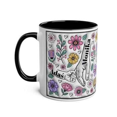 Two-Tone Coffee Mugs, 11oz