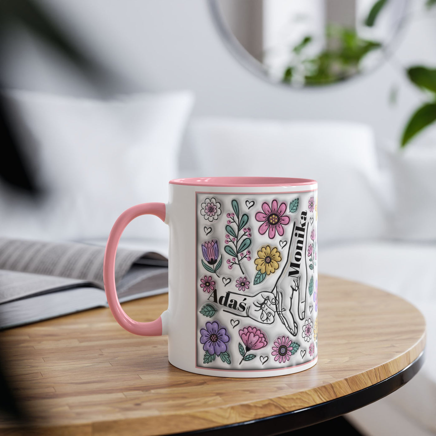 Two-Tone Coffee Mugs, 11oz