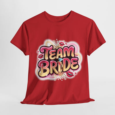 Team Bride Unisex Heavy Cotton Tee - Perfect for Bachelorette Parties & Bridal Celebrations