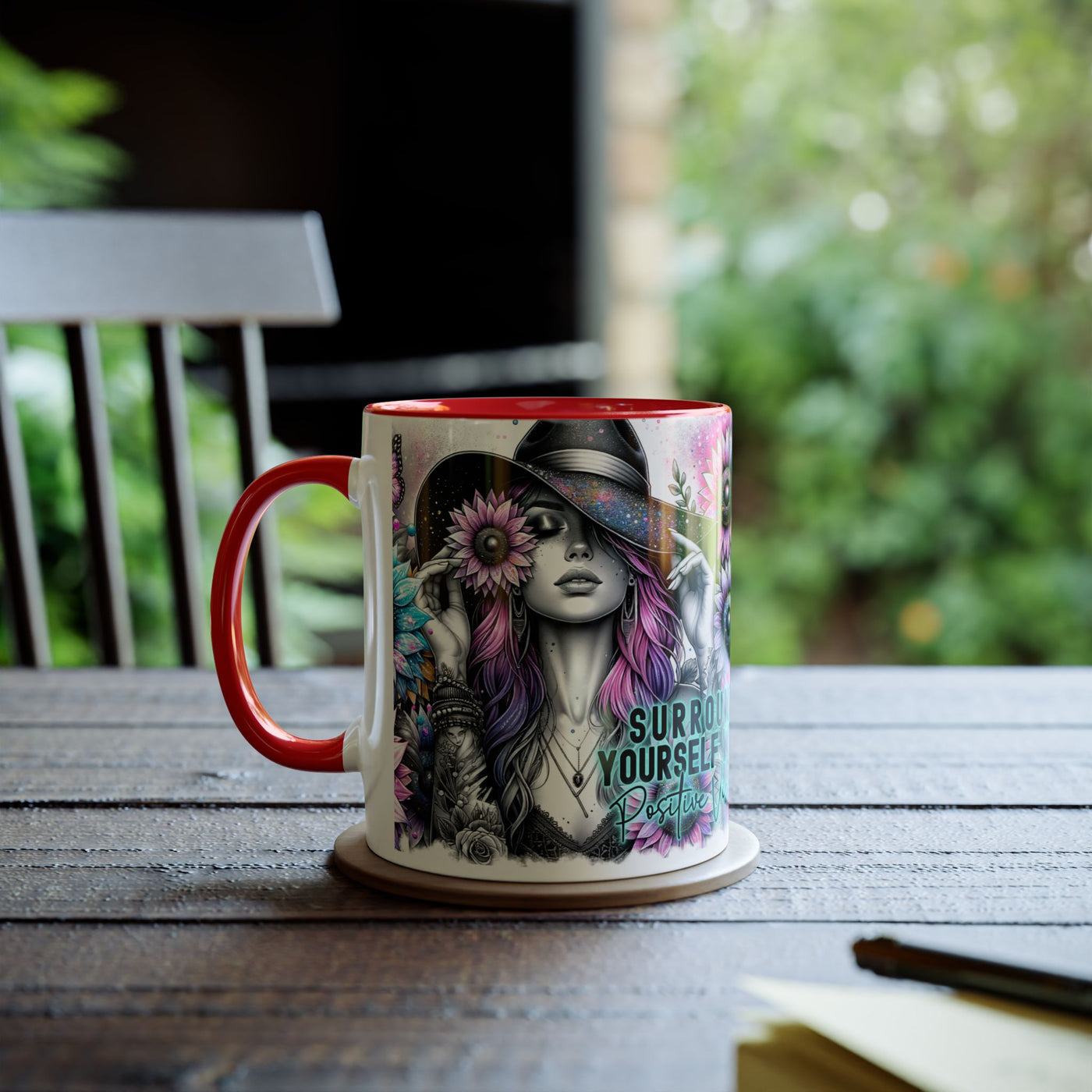 Surround Yourself - Two-Tone Afirmation Mugs