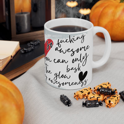 Funky Illustrated Coffee Cup - "I’m so glad that you can be yourself"