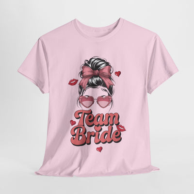 Team Bride Cotton Tee - Perfect for Bridal Parties and Weddings