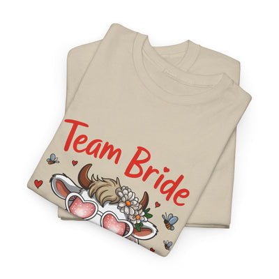 Cow Team Bride Unisex Tee | Fun Bridal Party Shirt