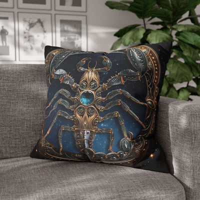 Astrological Zodiac Scorpio Poly Canvas Pillowcase - Celestial Home Decor