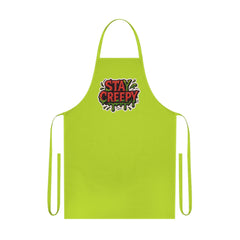 Creepy Kitchen Apron, Stay Creepy Cooking Apron, Halloween Gift, Fun Apron for Chefs, Unique Culinary Accessory, Quirky Home Decor