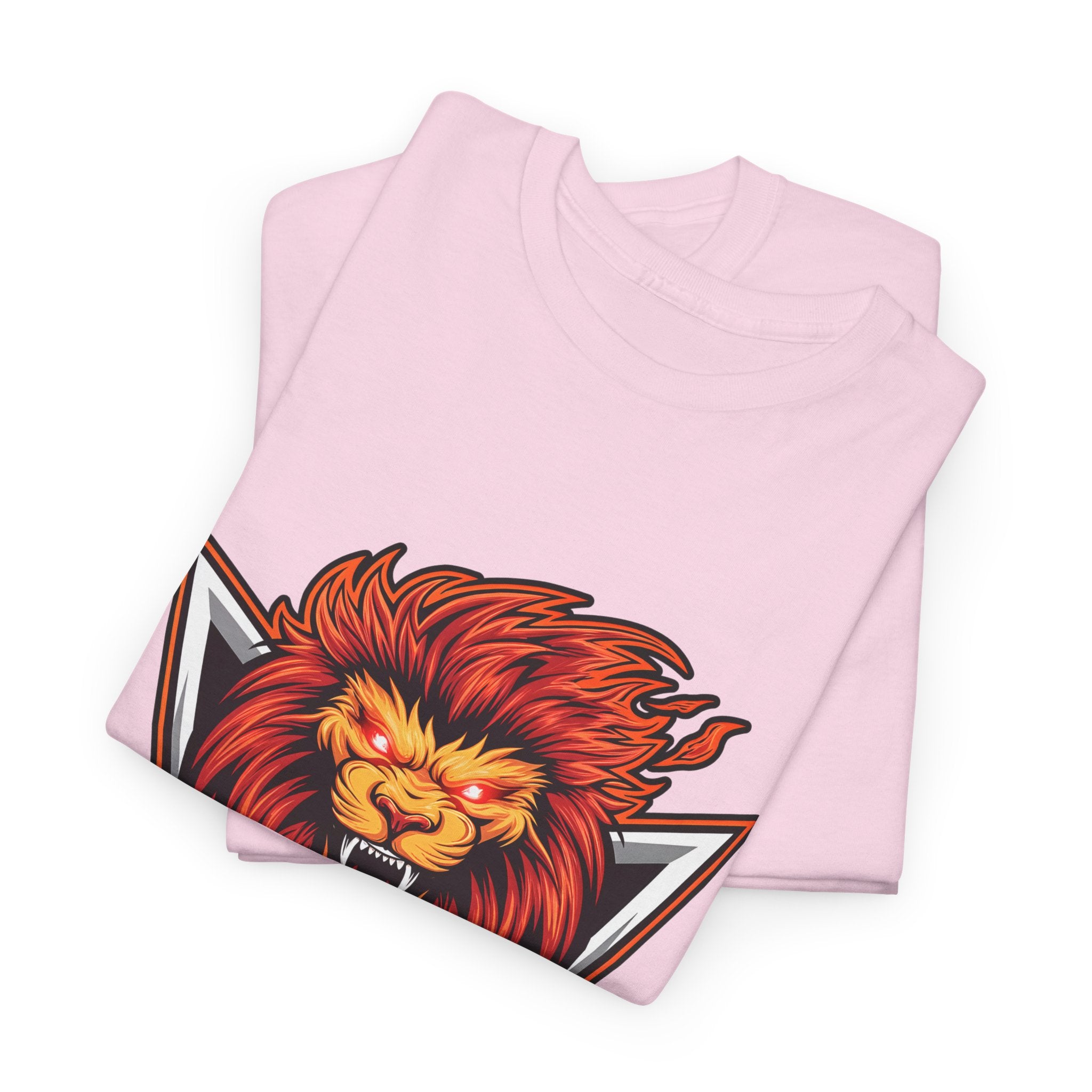 Motivational Lion Graphic Tee - 'No Excuses, Just Results'