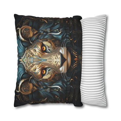 Majestic Leo Zodiac Decorative Pillowcase - Boho Style Cushion Cover