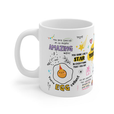 Personalized Birthday White Ceramic Coffee Cups