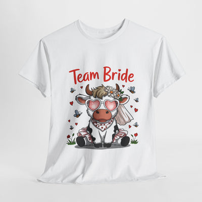 Cow Team Bride Unisex Tee | Fun Bridal Party Shirt