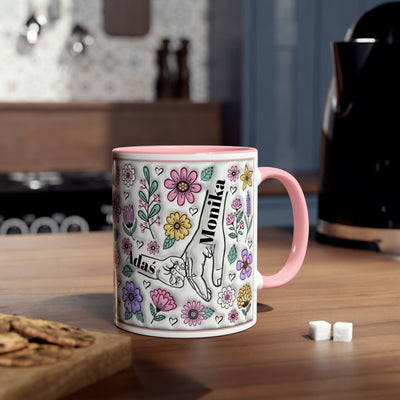 Two-Tone Coffee Mugs, 11oz