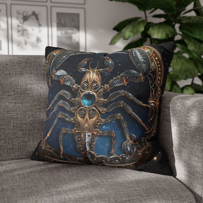 Astrological Zodiac Scorpio Poly Canvas Pillowcase - Celestial Home Decor