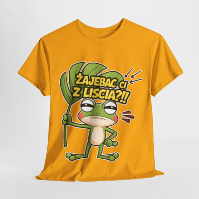 "Żajebać Ci z liścia?" Koszulka, Funny T-Shirt
