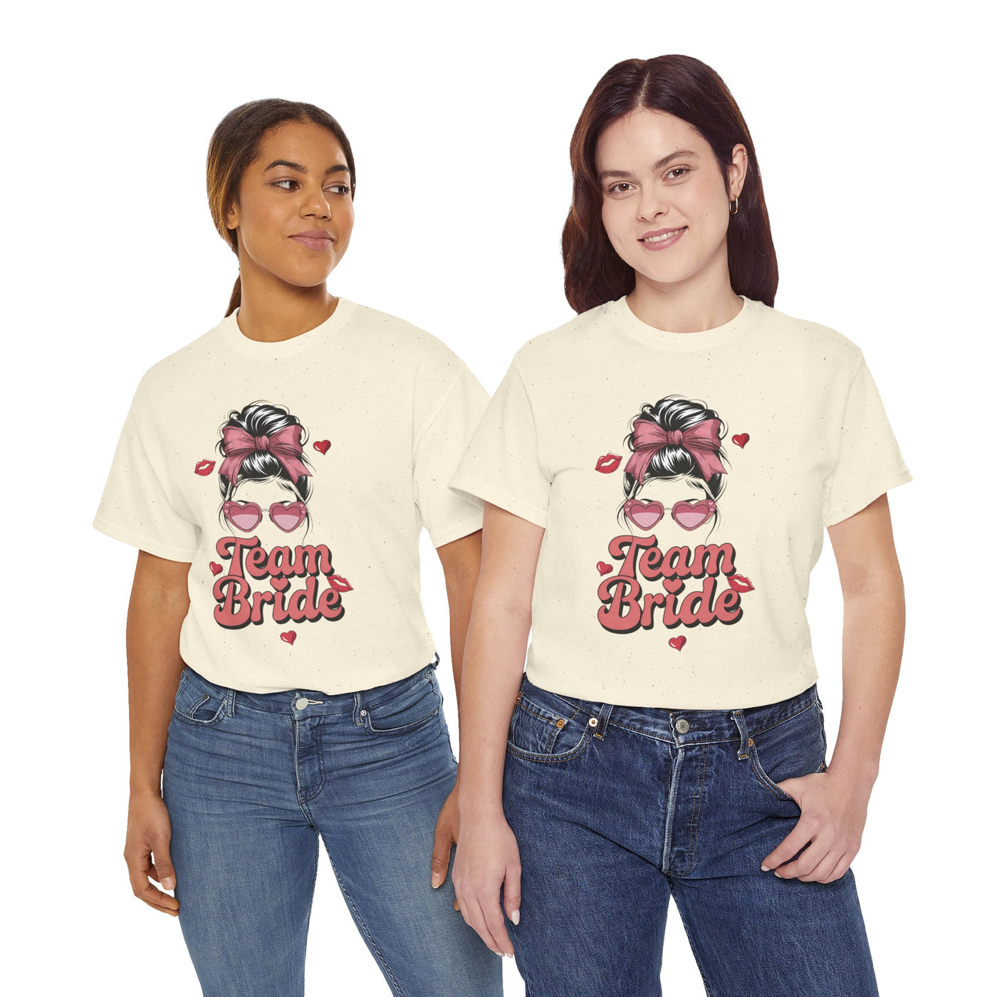 Team Bride Cotton Tee - Perfect for Bridal Parties and Weddings