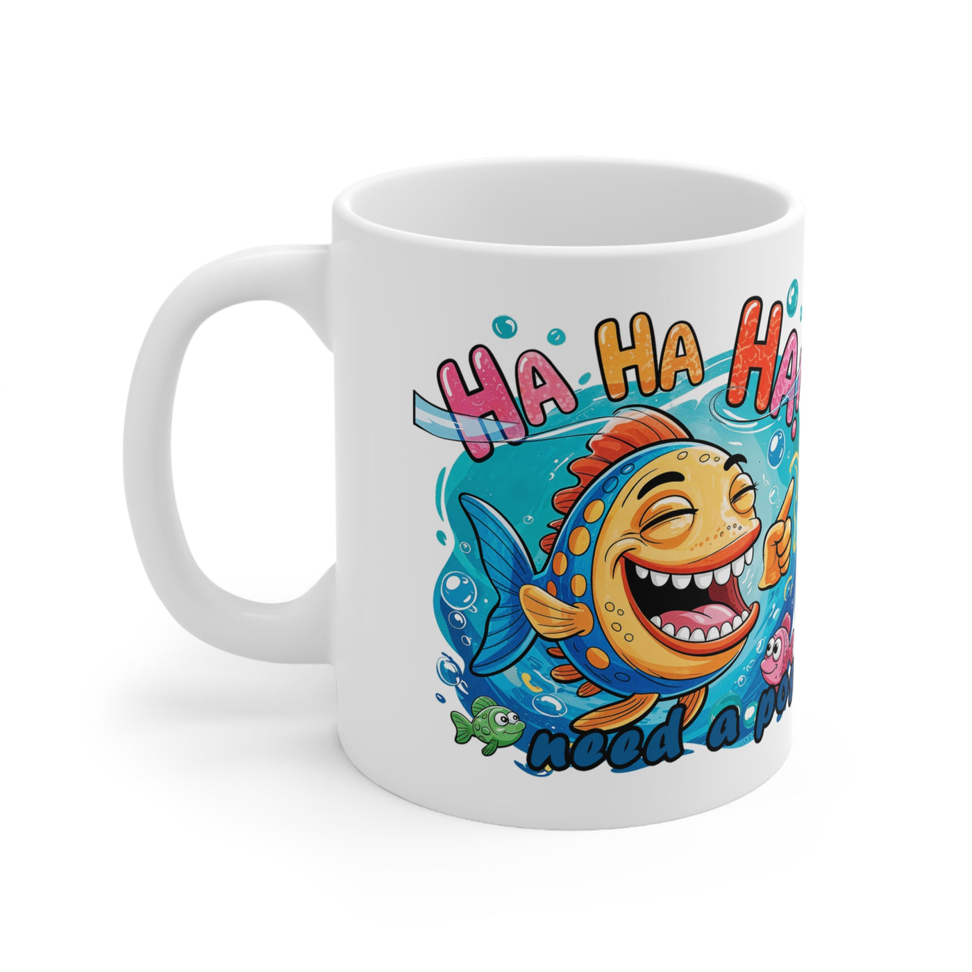 Funny Fishing Ceramic Coffee Mug – 11oz & 15oz