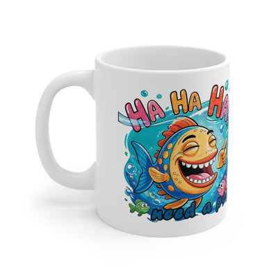 Funny Fishing Ceramic Coffee Mug – 11oz & 15oz