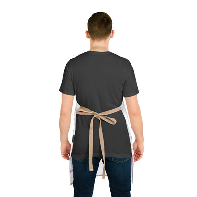 Fun and Flirty Kitchen Apron with 5-Color Straps - 'Ekspert Od Mokrej Roboty' Design