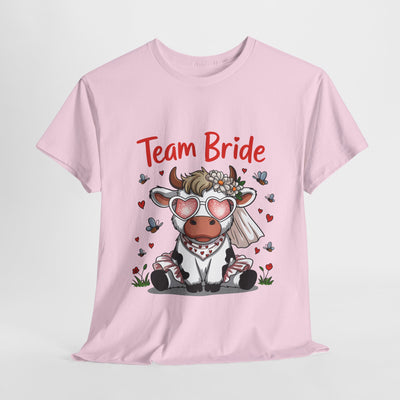 Cow Team Bride Unisex Tee | Fun Bridal Party Shirt