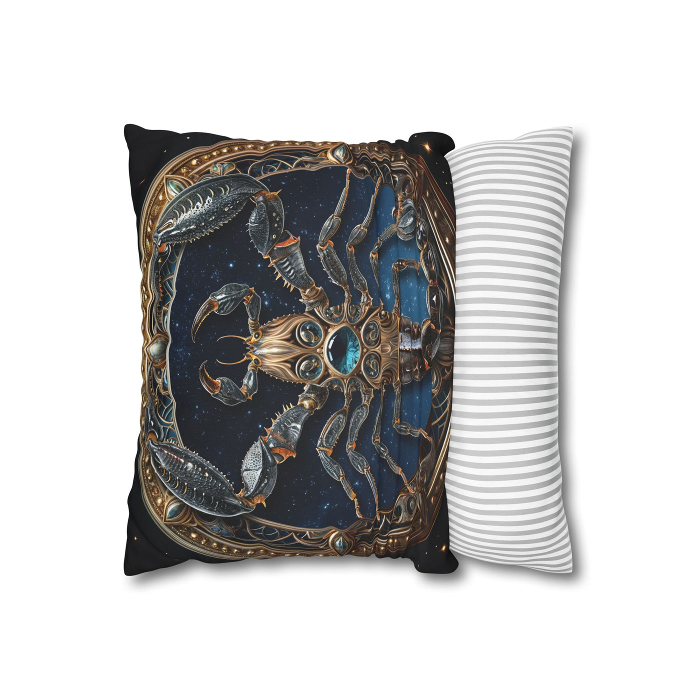 Astrological Zodiac Scorpio Poly Canvas Pillowcase - Celestial Home Decor