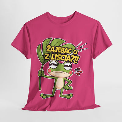 "Żajebać Ci z liścia?" Koszulka, Funny T-Shirt