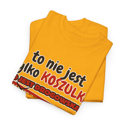 Unisex Zabawny T-Shirt Pijany Wędrowiec z własnym QR Code