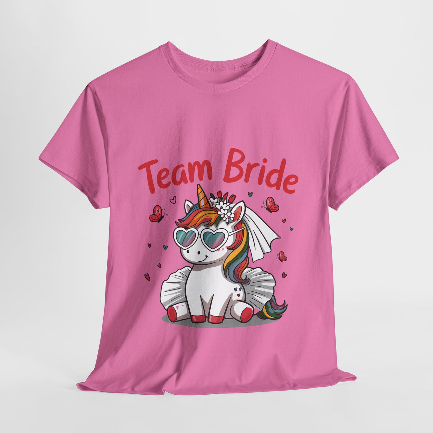 Team Bride Unicorn T-Shirt - Fun Bachelorette Party Shirt