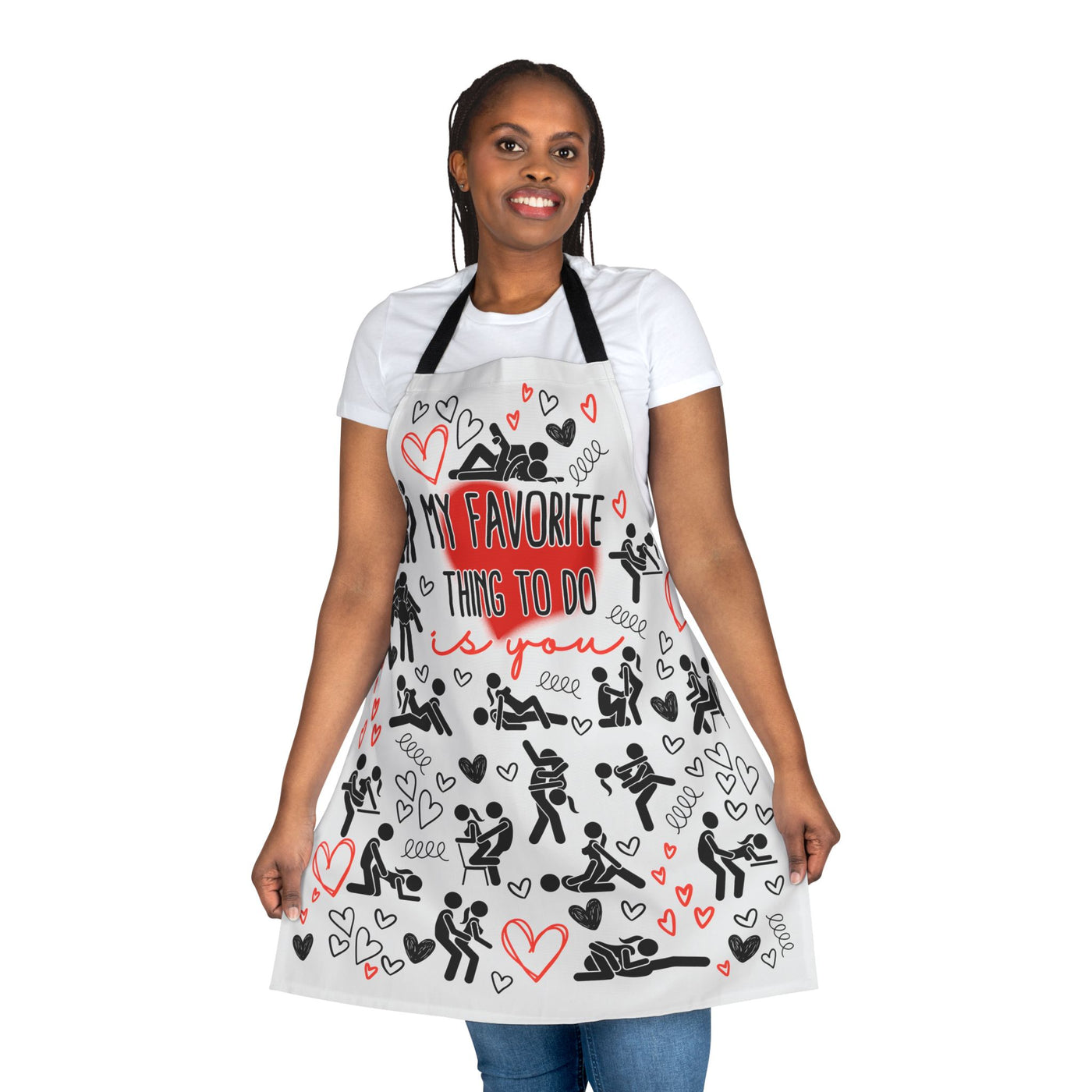 Kitchen Apron with Sex Positions