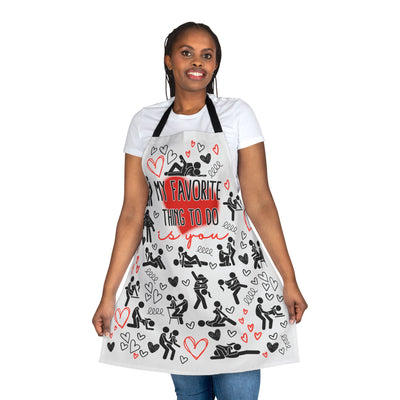 Kitchen Apron with Sex Positions