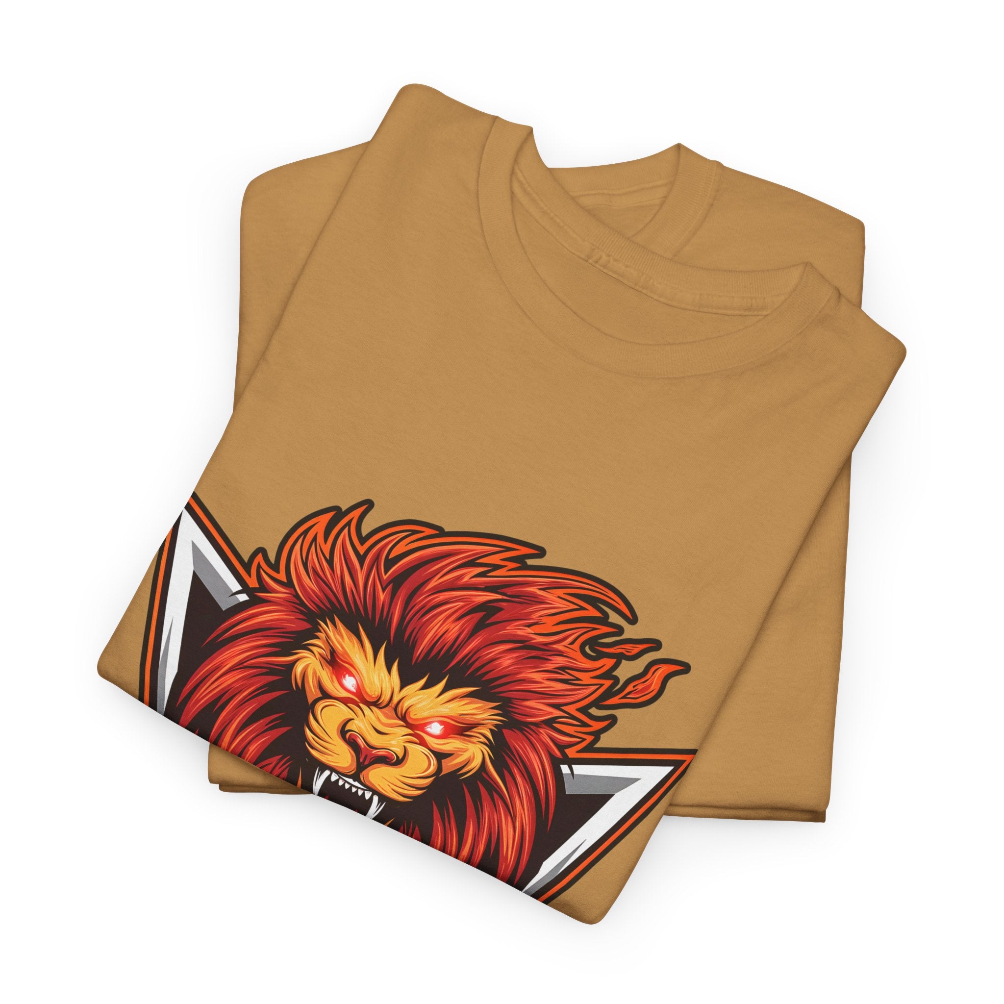 Motivational Lion Graphic Tee - 'No Excuses, Just Results'