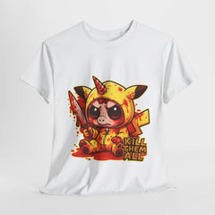 Funny Graphic Tee with Cute Zombie Unicorn Character, Gifts for Kids, Halloween Shirt, Retro Style, Unisex Tee, Playful and Quirky