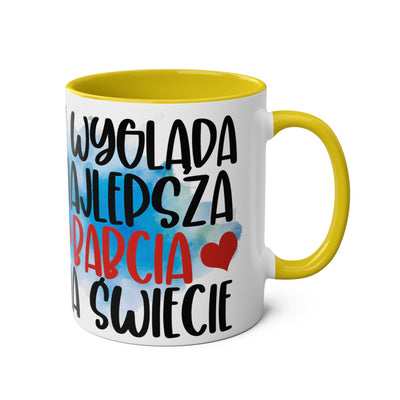Najlepsza Babcia Kubek Dwukolorowy