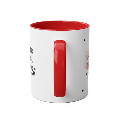 Najlpesze na stres...Kubek Dwukolorowy, Couple Coffee Mug - Two-Tone 11oz