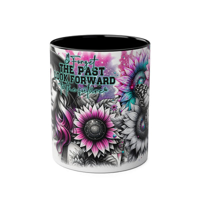 Forget The Past - Two-Tone Afirmation Mug