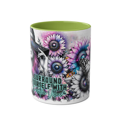 Surround Yourself - Two-Tone Afirmation Mugs
